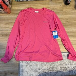 Columbia Women’s Omni-Shade Vibrant Pink Long Sleeve Top